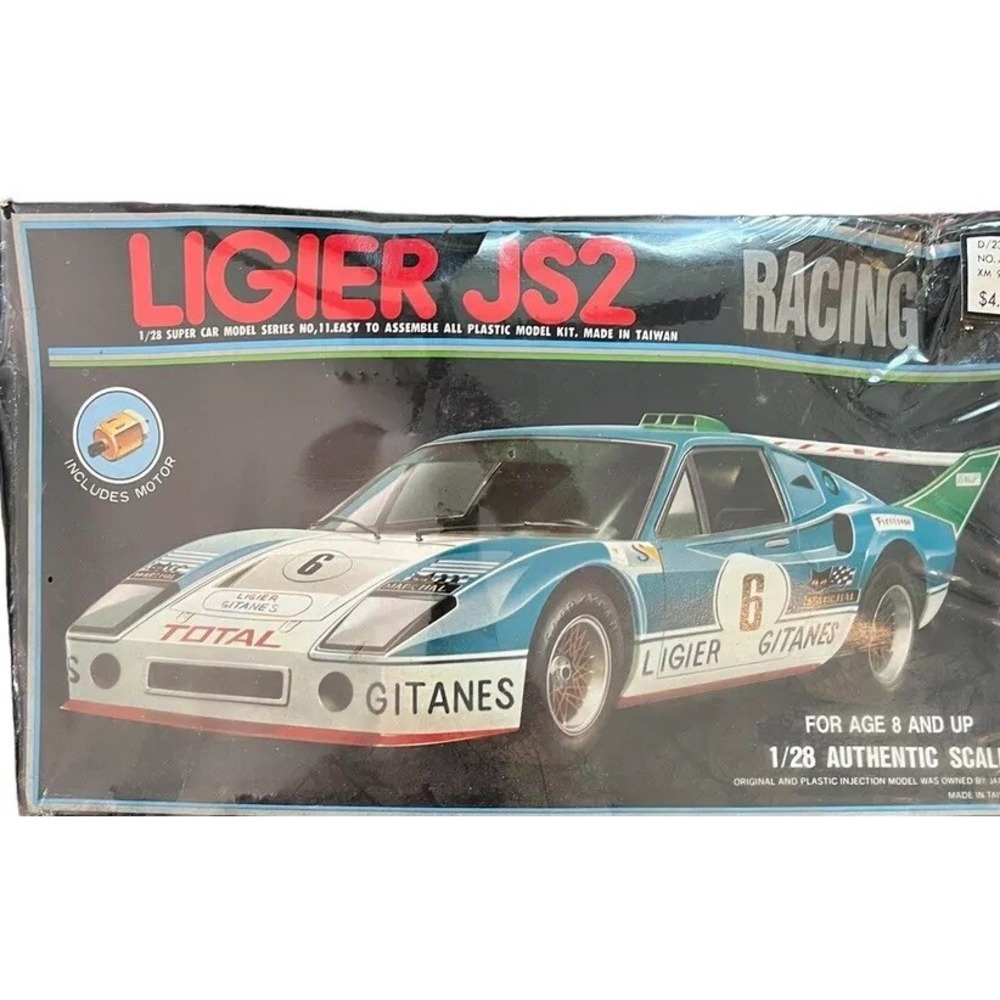 BLUETANK LIGIER‎ JS2 RACING Motor Powered 1/28  TK-8811 Series No. 11  Vintage